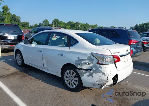 2015 Nissan Sentra S from USA, damaged, VIN 3N1AB7AP3FY264723